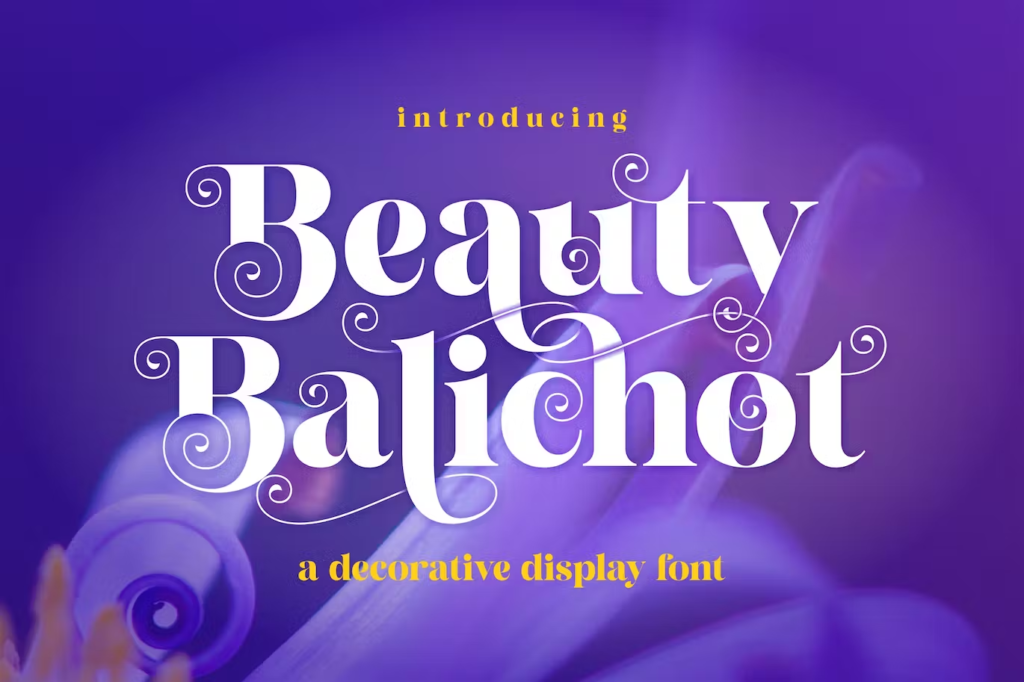 Beauty Balichot - A Decorative Serif