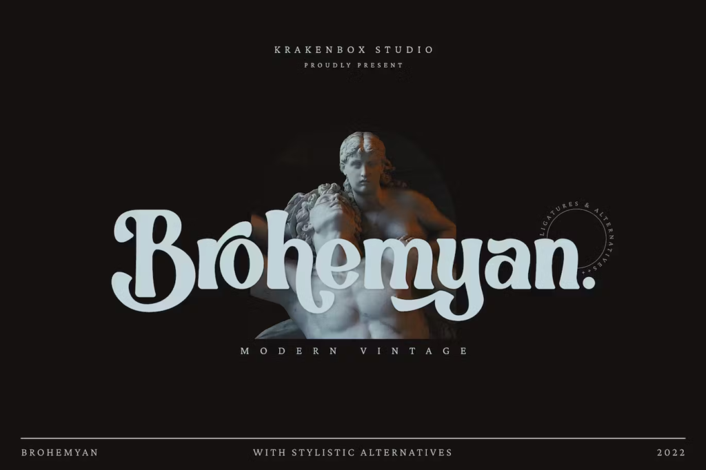 Brohemyan - Modern Vintage Serif
