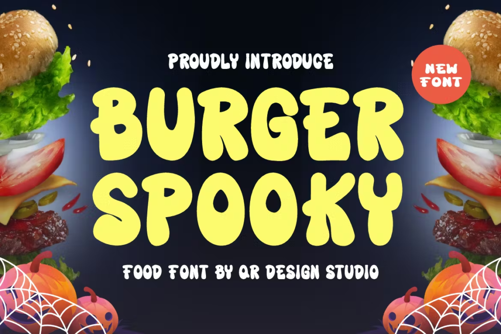 Burger Spooky - Food Font