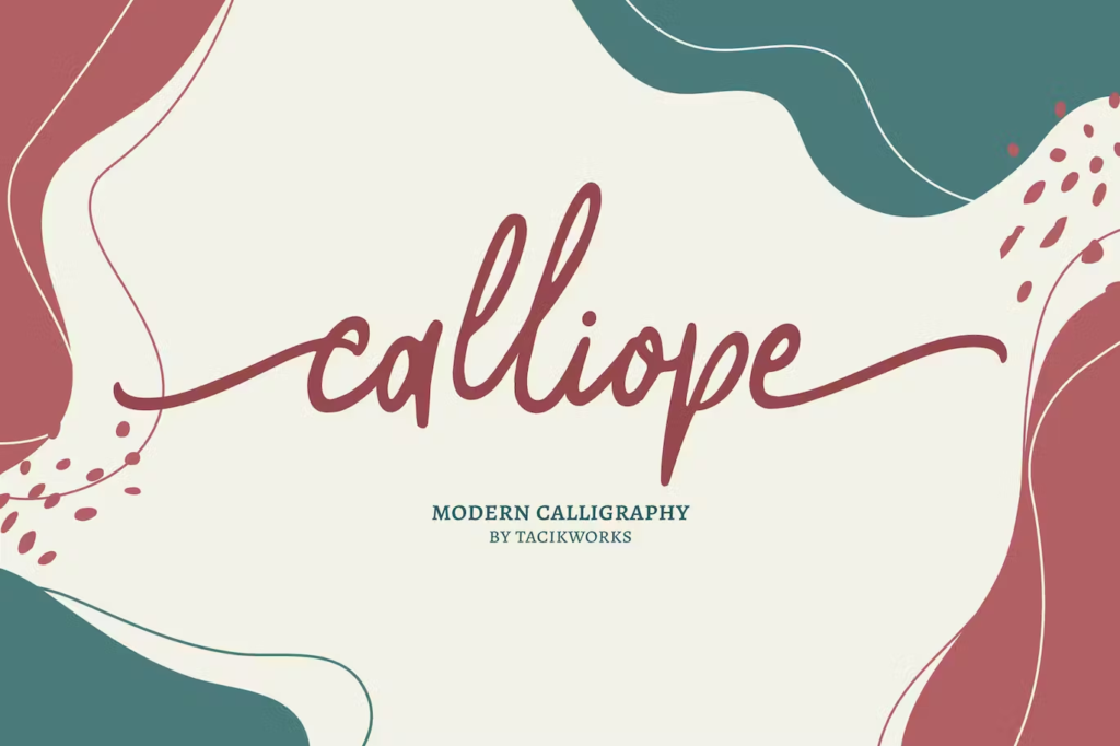 Calliope - Modern Calligraphy Wedding Font