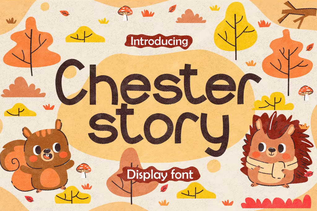 Chester Story - Lovely Display Font