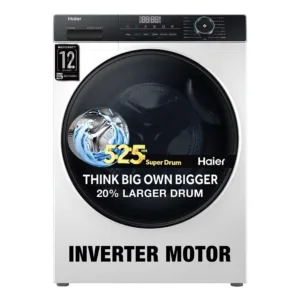 Haier 8 Kg 5 Star Inverter Motor Fully Automatic Front Load Washing Machine, best front load washing machine