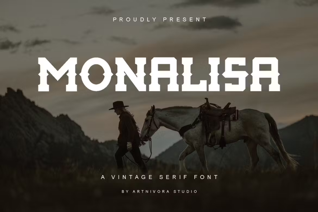 Monalisa - Vintage Font