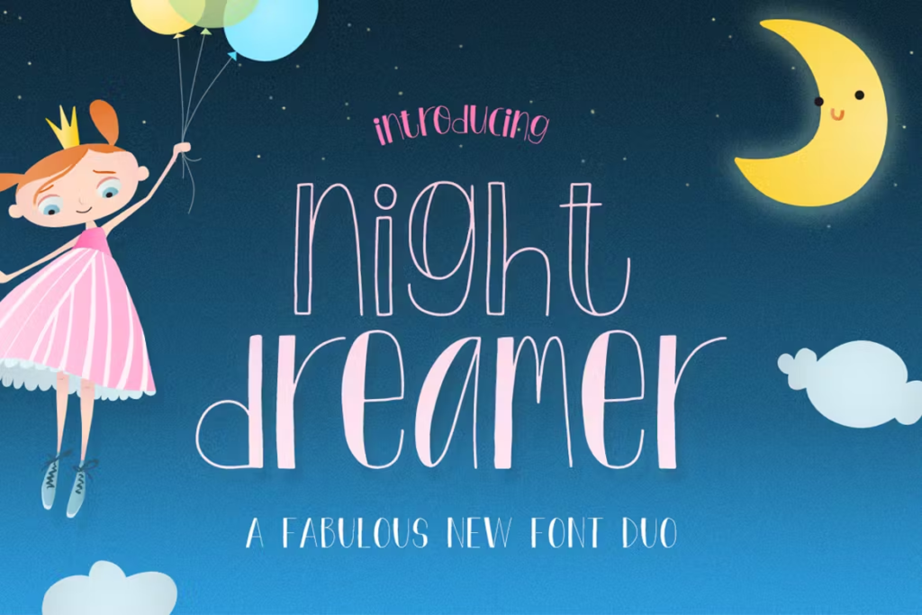 Night Dreamer Font Duo