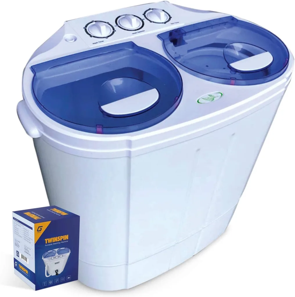 SWAGITLOUD Garatic Portable Compact Mini Twin Tub Washing Machine