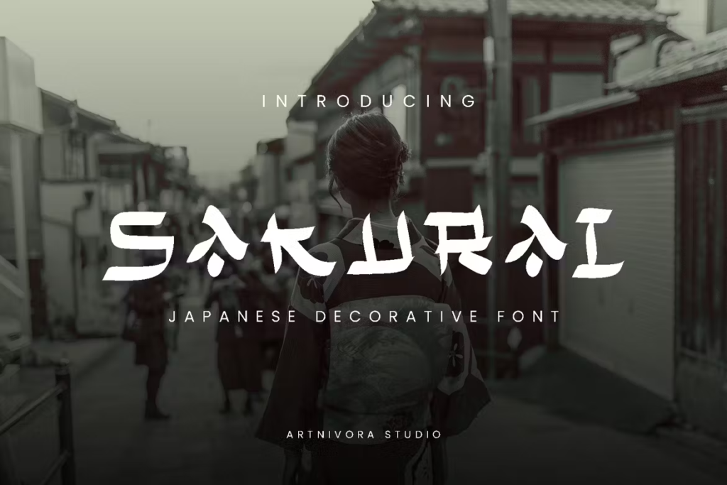 Sakurai - Japanese Decorative Fonts