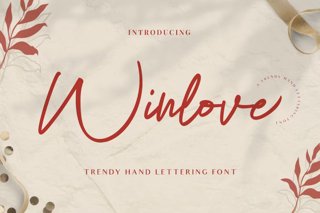 Winlove Wedding Font
