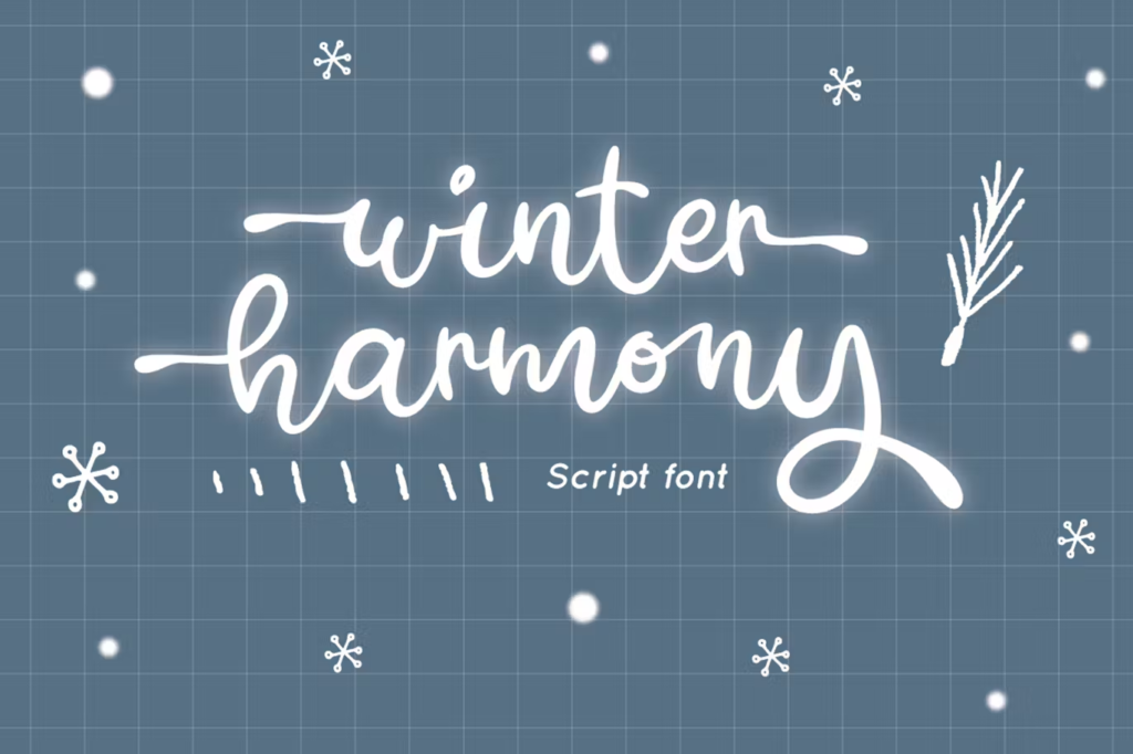Winter Harmony - Wedding Font