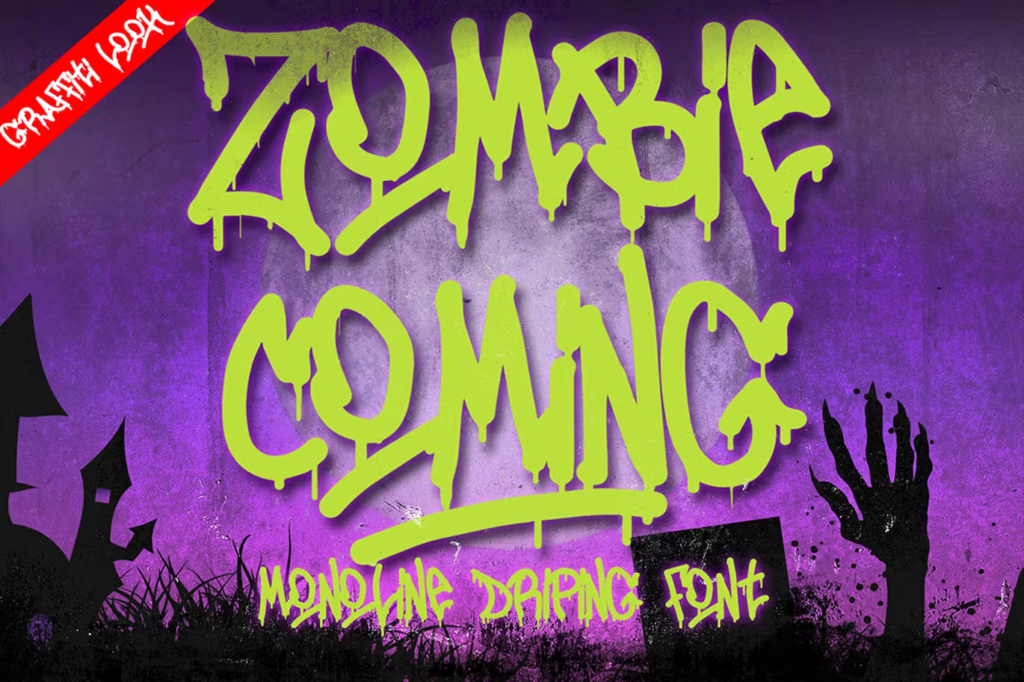 Zombie Coming - Horror Font