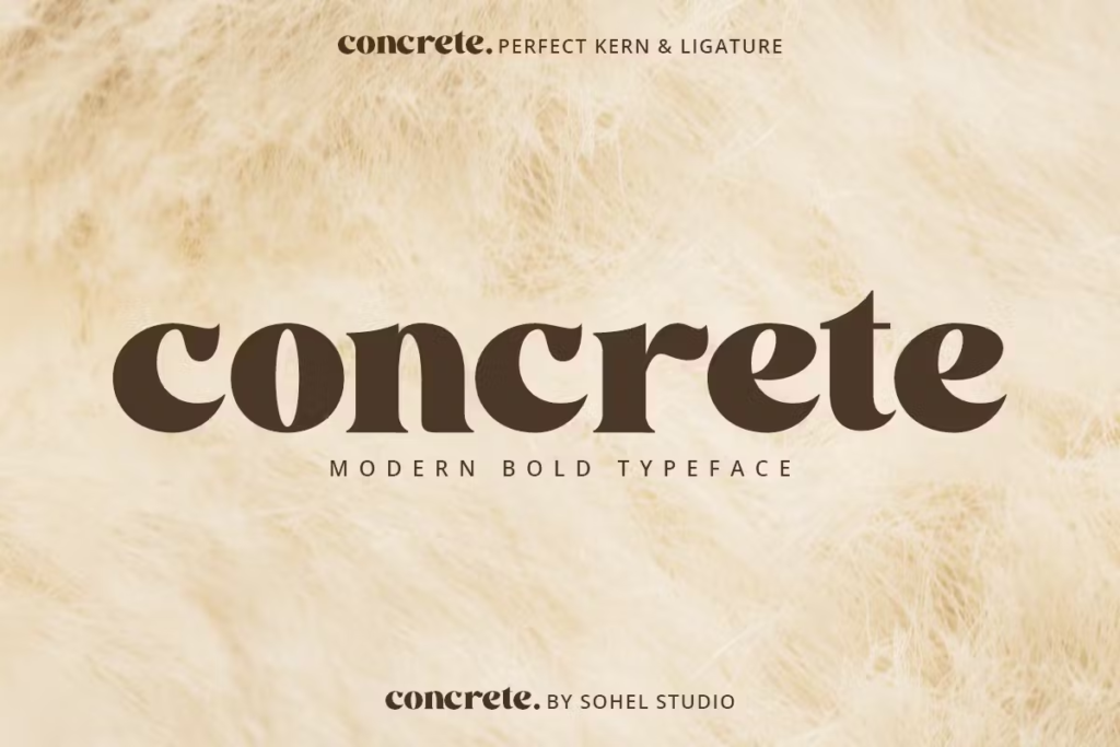 Concrete - Modern Bold Serif