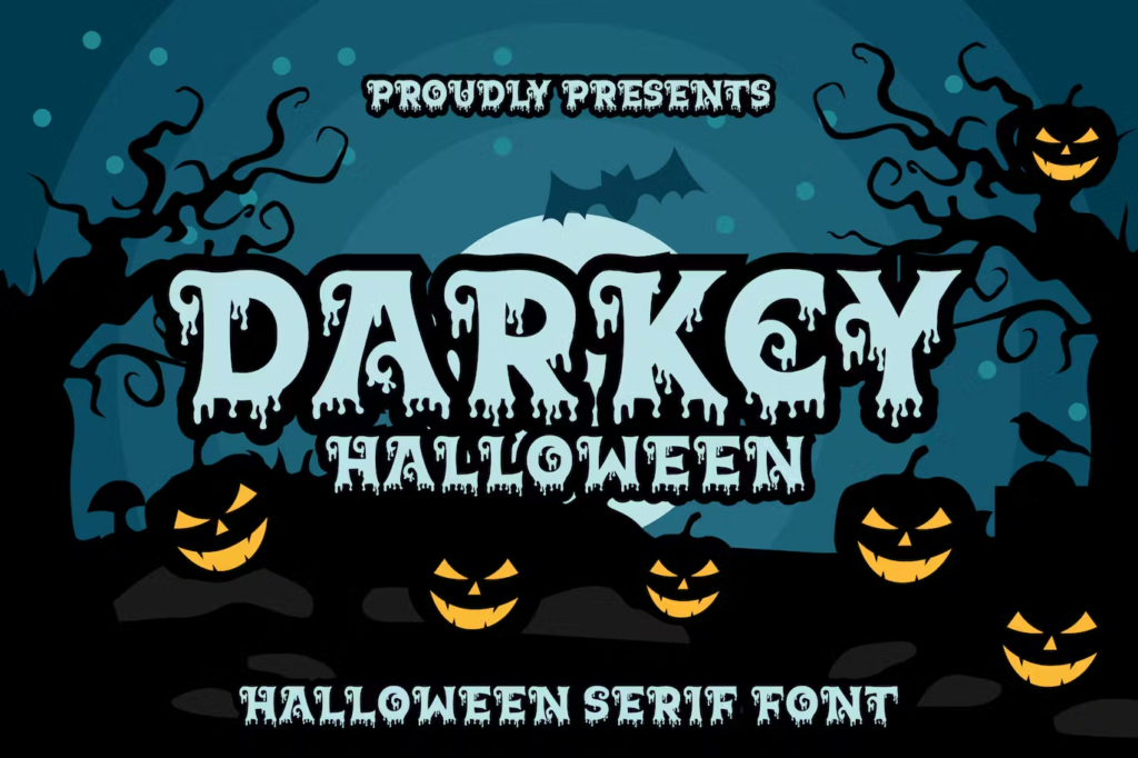 Darkcy Halloween Serif Font