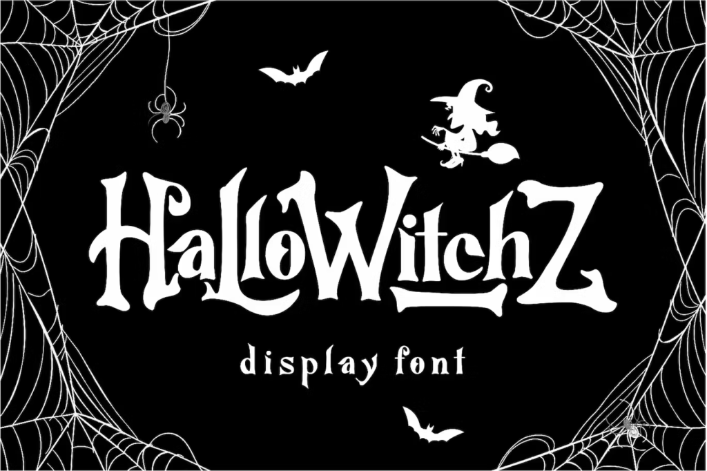 Hallo WitchZ - Halloween Display Font