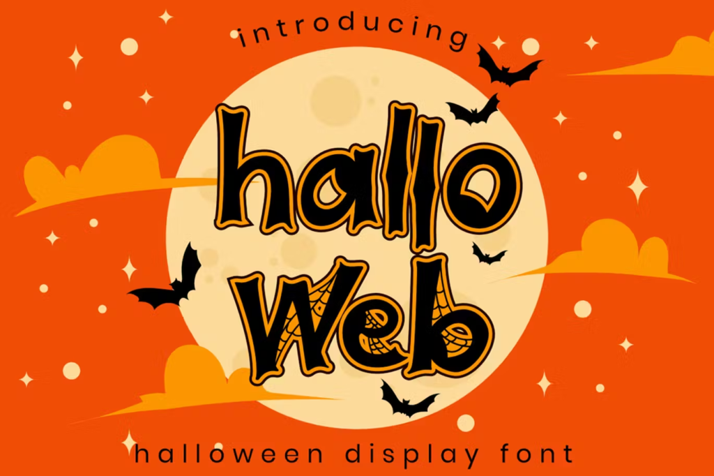 Halloweb - Halloween Font