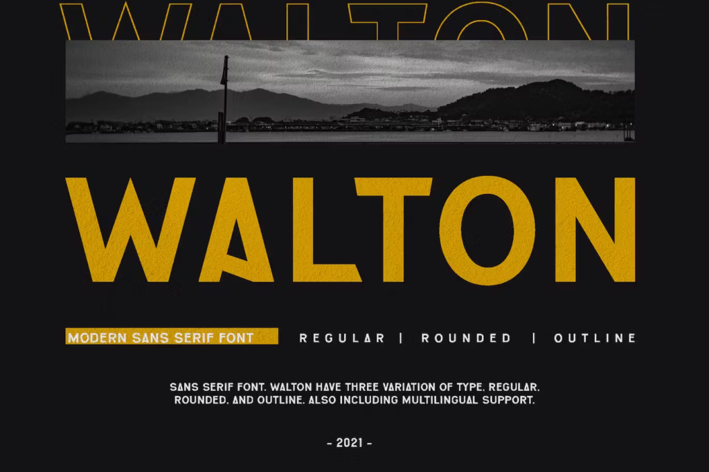 WALTON elegant business Font