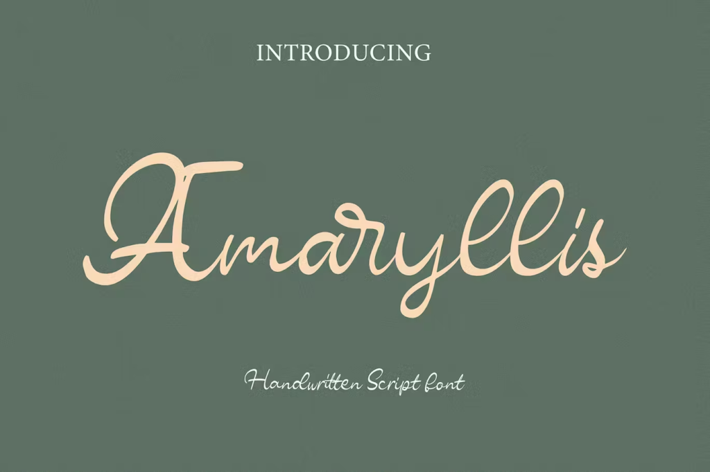 Amaryllis Script