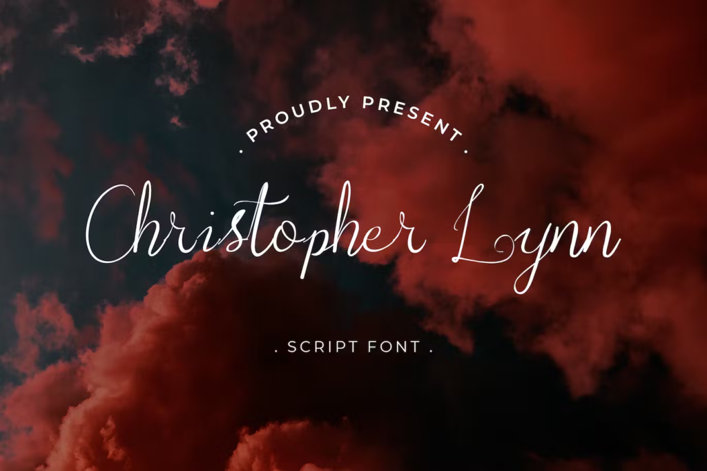 Christopher Lynn Handwritten Script