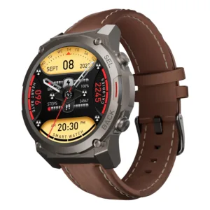 Smartwatches Under 5000, CrossBeats Armour 1.43" Super AMOLED Swimproof Always ON Bluetooth Calling Smartwatch