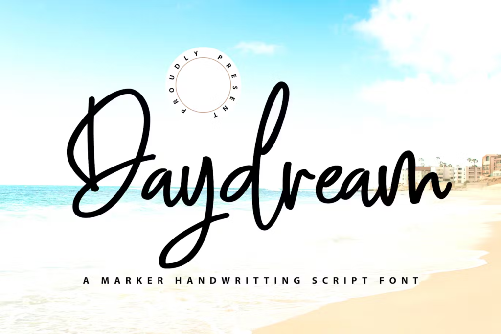 Daydreams, Marker Handwriting Script Font