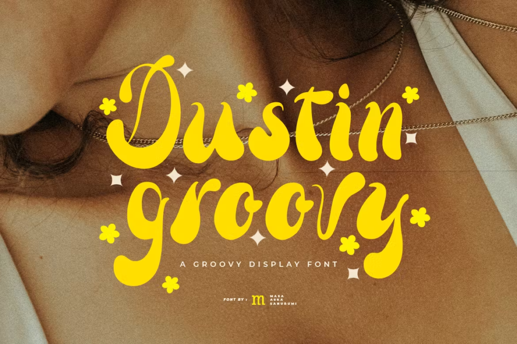 Dustin Groovy - A Groovy Display Font