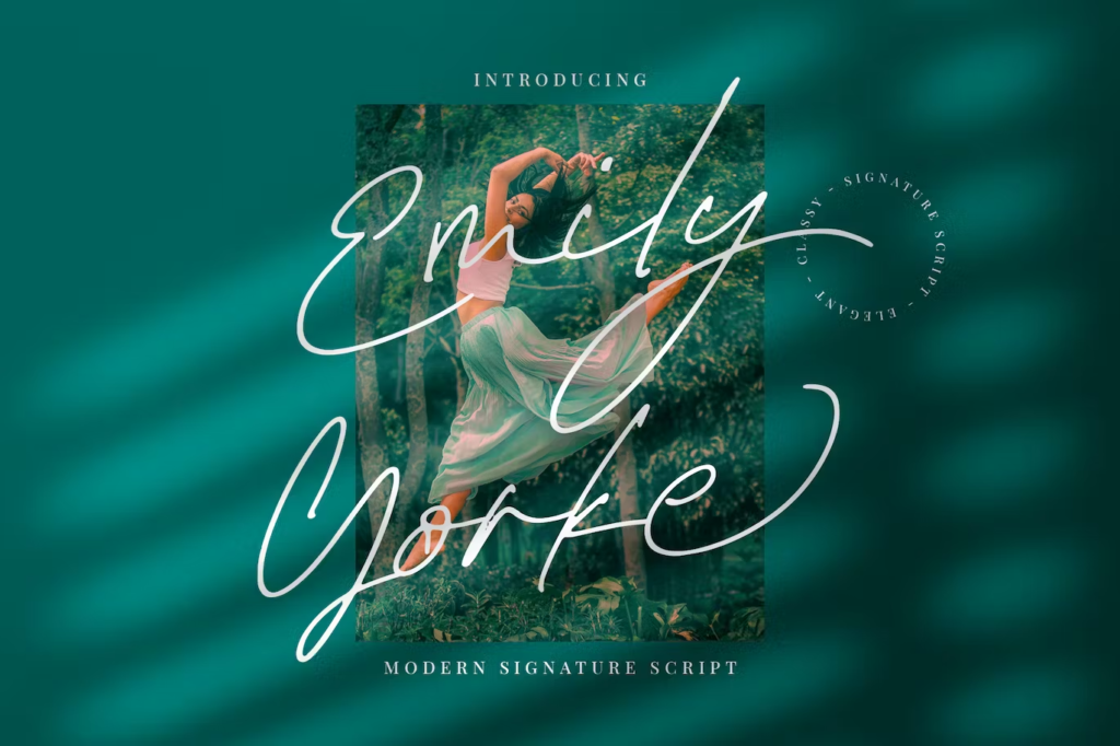 Emily Yorke - Signature Script Font
