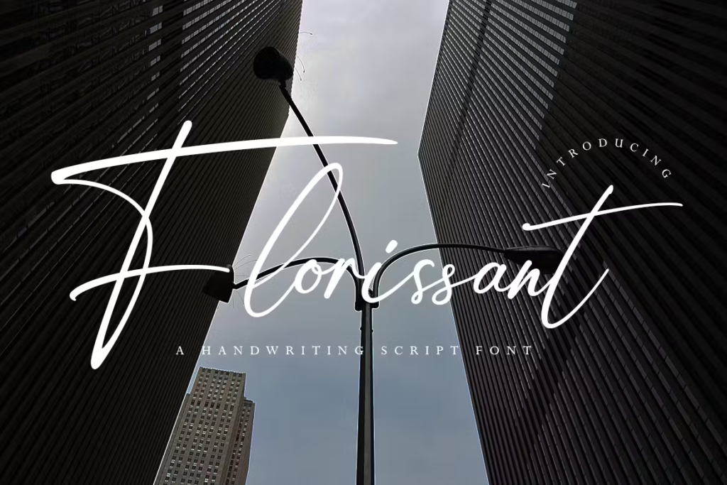 Florissant - Handwriting Script Font