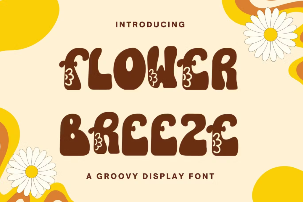 FlowerBreeze - A Groovy Display Font