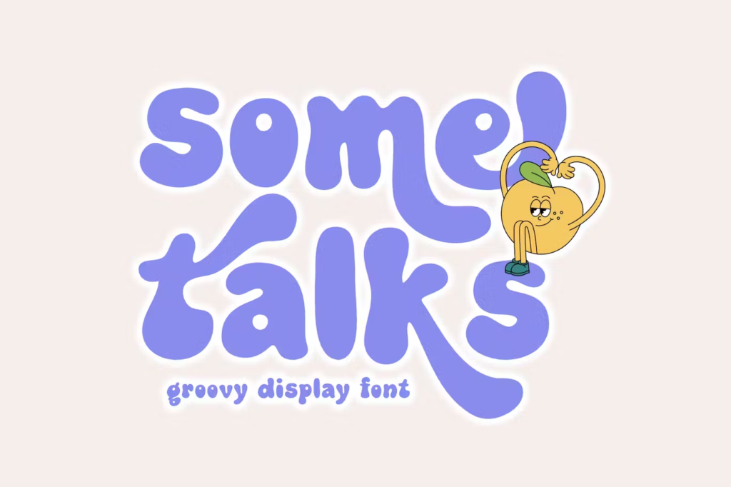 Some Talks - Groovy Display Font