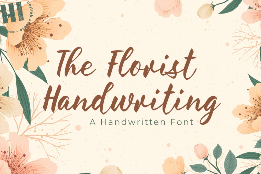 The Florist Handwriting