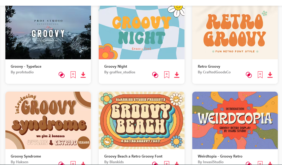 best groovy fonts