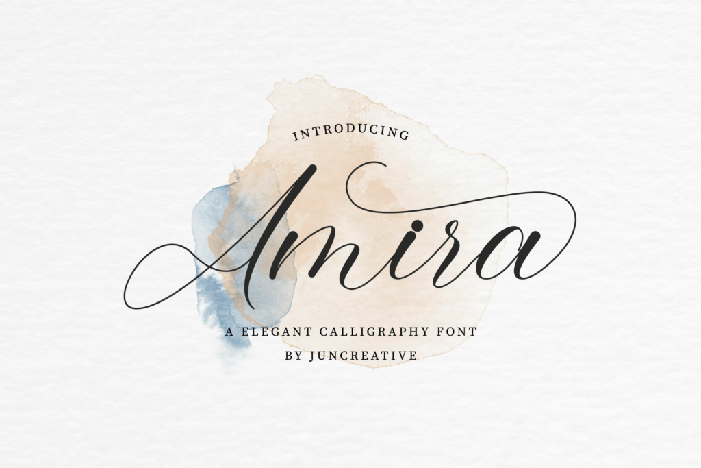 Amira - A Modern & Elegant Calligraphy Font
