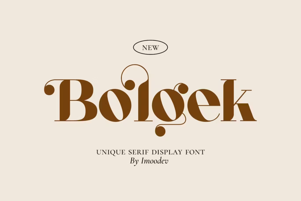Bolgek - Luxury Font
