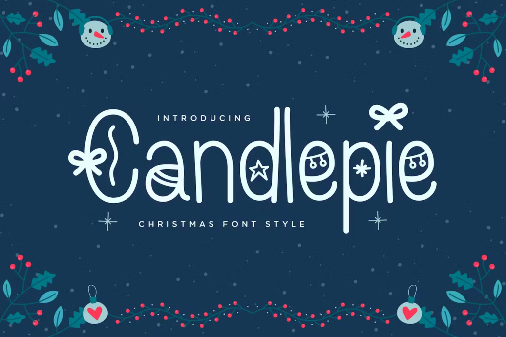 Candlepie - Christmas Font Style
