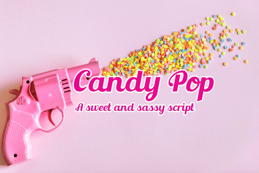 Candy Pop - Retro Script Font