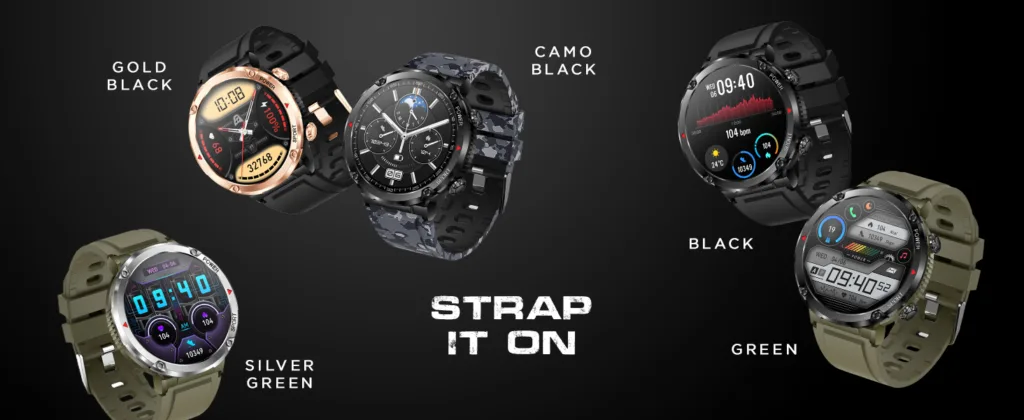 Fire-Boltt Armour Smartwatch Colors