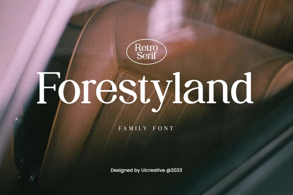 Forestyland Retro Serif Family Font