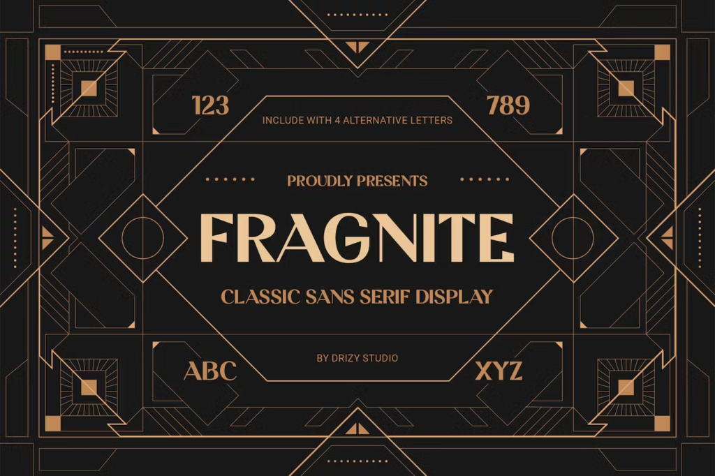Fragnite - Classic Sans Serif Font