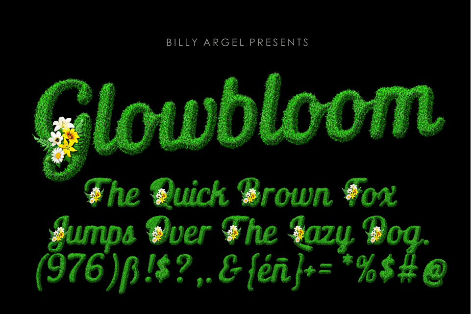 Glowbloom Font