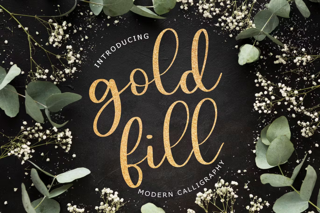 Goldfill Modern Calligraphy