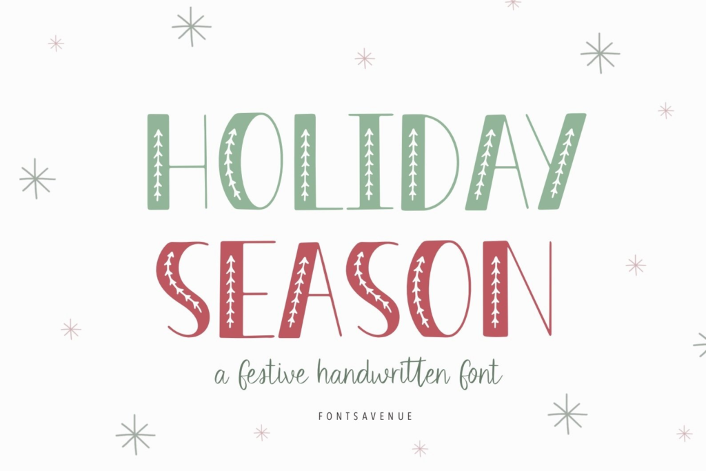 Holiday Season - Christmas Font