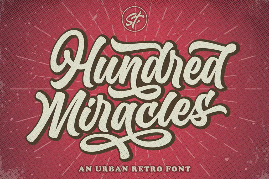 Hundred Miracles Urban Retro Font