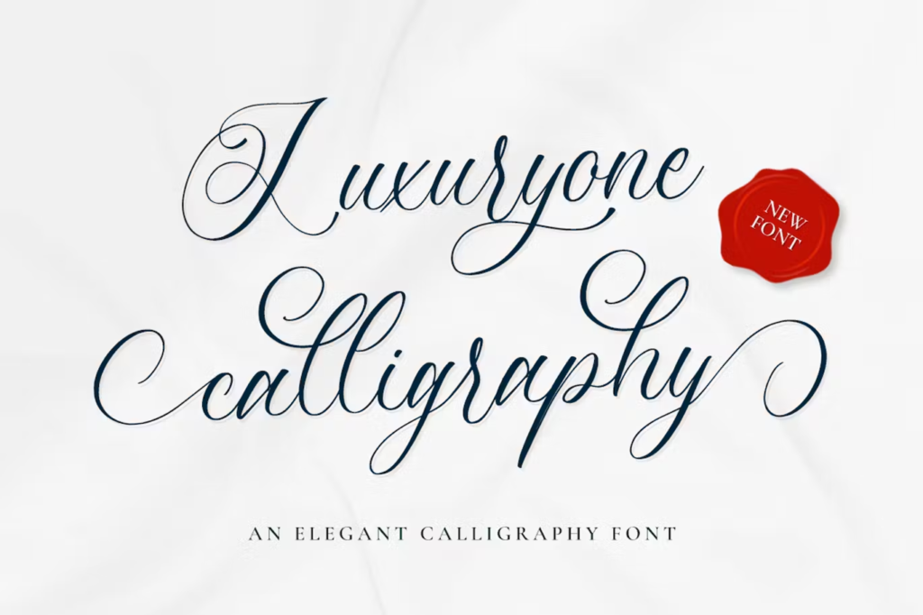 Luxuryone Calligraphy Font