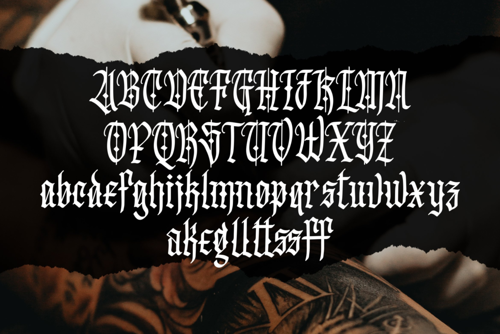 Smith Tattoo - Blackletter Font