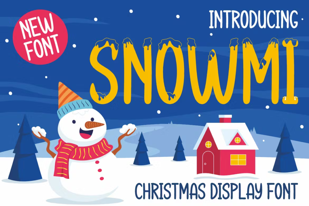 Snowmi - Christmas Display Font