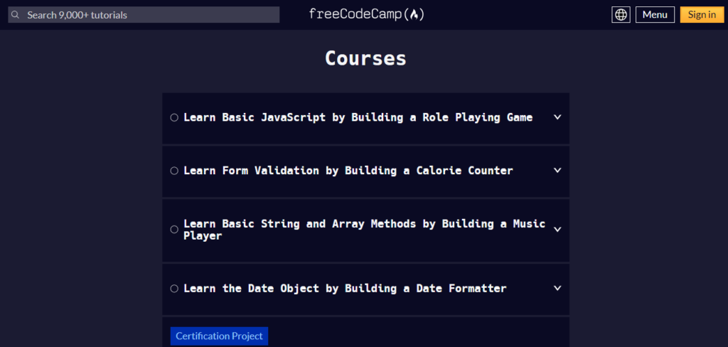 JavaScript Algorithms and Data Structures, Best JavaScript Courses