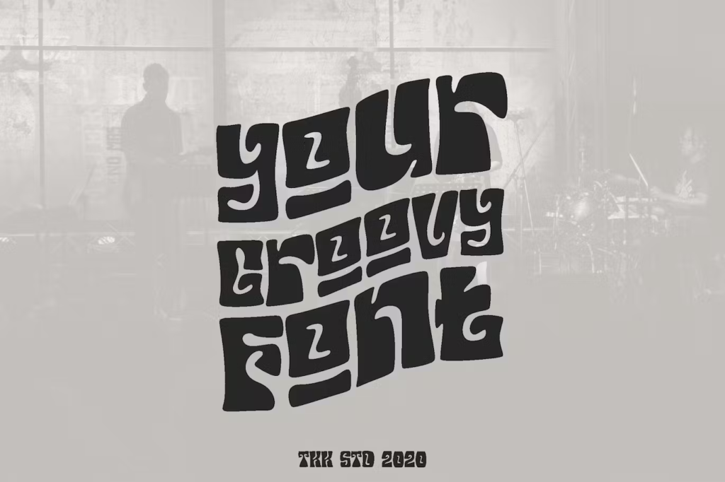Your Groovy Font - Retro psychedelic 70s font, Best 70s Fonts