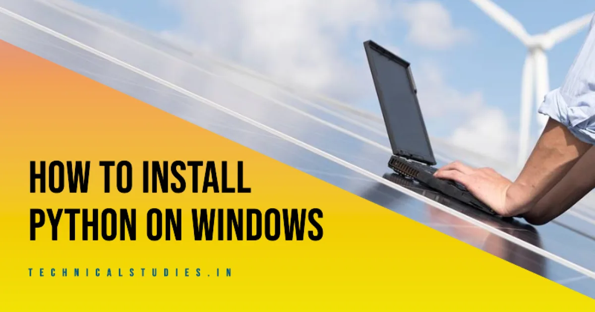 how to install python on windows