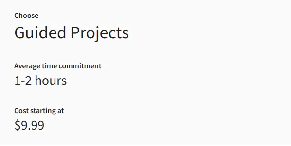 Guided Projects