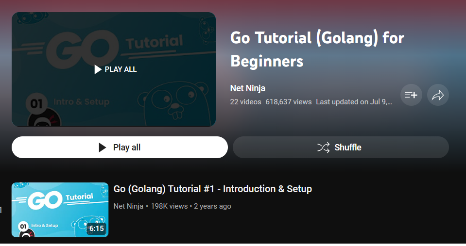 Go Tutorial (Golang) for Beginners