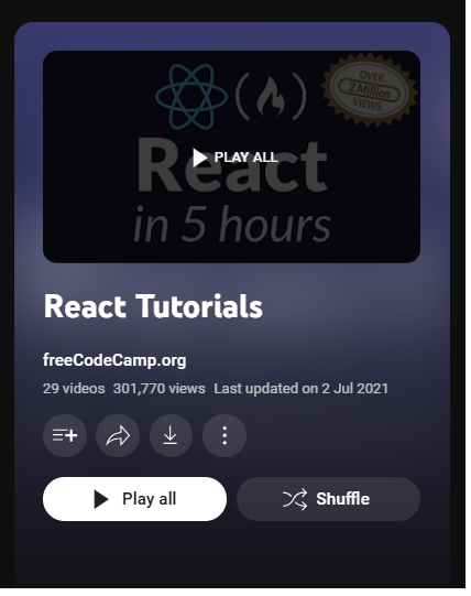 React Tutorials