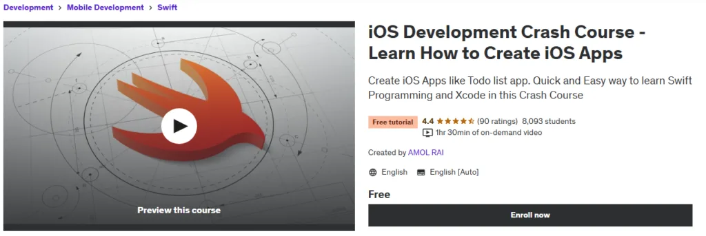 iOS Development Crash Course - Learn How to Create iOS Apps iOS Development Crash Course - Learn How to Create iOS Apps